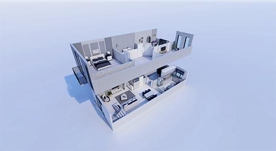 3д-модель домов
